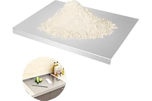 RUCUDIM Deska do krojenia ze stali nierdzewnej, 30 x 40 cm, kuchenna deska do krojenia, ciężka deska do krojenia, blat roboczy, deska do ugniatania mięsa, warzyw, do kuchni, baru