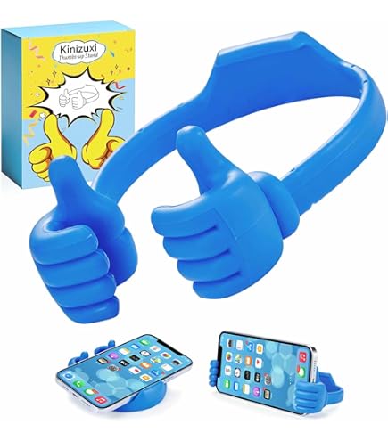 Soporte Para Móvil Con Forma De Pulgar - Pack De 5 Unidades - Regalo Original Para Adolescentes, Padres, Amigos - Ajustable 360°, Antideslizante