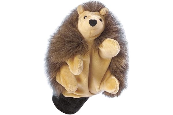 Beleduc Marionnette Hérisson - Marionnette à Main pour Enfant 3 ans et plus - Jeu Histoire de Peluches - Développe Communication, Imagination et Attention de l'Enfant - Douce et Amusante