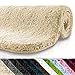 Produktbild Badematte | kuscheliger Hochflor | rutschfester Badvorleger | viele Größen | zum Set kombinierbar | Öko-Tex 100 zertifiziert | 60x50 cm | Creme Beige (beige)