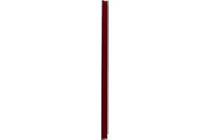 LEO'S LEO’s - 100 x Klemmschienen Rot DIN A4 (297 mm) FH 3-4 mm für ca. 30 Blatt - Klemmschiene zum Binden von ungelochten Papier Unterlagen und Blattsammlungen - Klemmleiste aus Hart-PVC