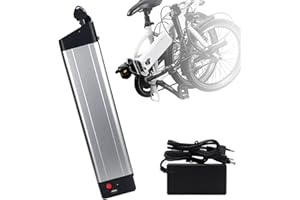 SDTYYP 36V Bicicleta eléctrica Plegable Incorporado en la batería de Litio 7Ah 9Ah 9.6Ah 10.5Ah Adecuado para 250W 350W Motor Plegable Bicicleta eléctrica con 42V Cargador