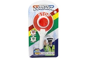 Kidz Corner- Paletta Traffic Control con Luce, Multicolore, 439402