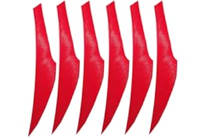 ZSHJG 50pcs Bogenschießen Naturfedern Pfeilfedern 4 Zoll Türkei Pfeile Befiederung Rechter Flügel für DIY Pfeile Zubehör