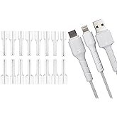 Gorilla Case 16 Par&ccedil;a Şarj Kablosu Koruyucu, iPhone i&ccedil;in USB C Şarj Kablosu Koruyucu, Şarj Kablosu Koruyucu, Kablo Tutucu Kli