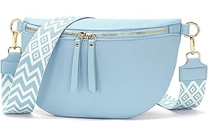 Vezluax 30x20cm marsupio grande borsa a tracolla da donna in pelle vegana borsa a tracolla da donna marsupio da donna con tracolla larga 5 cm