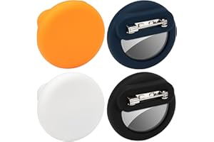 BAFIWU Confezione da 4 per Airtag per bambini nascosti, custodia per tracker GPS in silicone, anti-rimozione, adatta per bambini, anziani, zaini (nero, bianco, blu scuro, arancione)