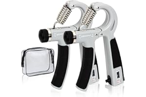 EASJOY Allenatore di forza della presa, allenatore della forza delle dita, presa di rafforzamento della mano, esercitatore della presa della mano, esercitatore della presa delle dita, potenziatore della