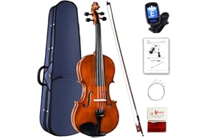 AILEEN MUSIC Aileen Violine 4/4 Anfänger Set, Geige Erwachsene Kinder ab 12+ Jahre mit Gebrauchsanweisung