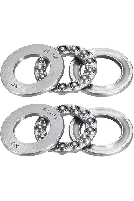 5 Roulements à Billes Butée Axiale 51102 - Acier Haute Précision, Pour Usage Industriel