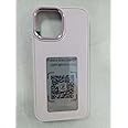 Smart Photo Rear Projection DIY phone Case Customizable E-Ink Phone Case for iphone Instantly Display Photos On The Ink Screen Back Cover (Pink, iphone 13 pro)