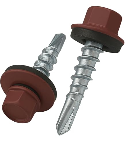 Vite Per Lattoniere 4.5x 25 TX20 Inox A2 Testa Rivestita Ral7016 Antracite - Foto 6