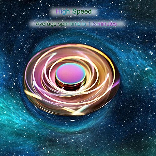 DELICACY Quadrilatero Fidget Hand Spinner, Antistress Fidget Mano Dito Spinner, EDC Spin Widget Focus Giocattolo Perfetto per Ragazzi ed Adulti - 4