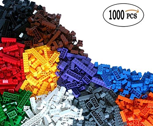 Cenblue 1000 Building Blocks - Tight Fit and Compatible with All Major Brands - Most are Large Blocks