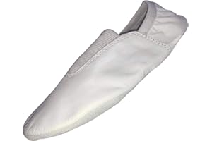 TOROMAX Gymnastic Shoes Dance Shoes Soft Sole Leather White Gymnastic Shoes Training Shoes Yoga Shoes Trampoline Shoes - for Girls