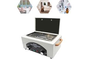 PANFUDONGK Heißluftsterilisator Sterilisator Desinfektion CH-360T - Sterilisationsgerät für Fußpflege, Tattoo und Nagelstudio Desinfektion - 220°C Max. Temperatur