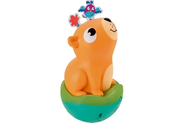 Ravensburger Play+ - Culbuto Sonore Lumineux Capybara - Jouet Sonore Bébé 6 Mois - Jouet Lumineux Bébé Éveil - 34019