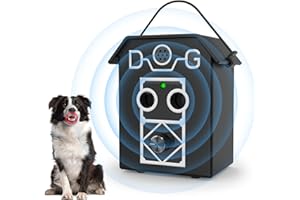 Tohoyard Antiabbaio Ultrasuoni per Cani, 4 Regolabile Frequenza Abbaio Controllo Deterrenti, 55 Piedi Portata Efficace Dispositivi Anti Abbaio per Cani di Piccola e Grande Taglia, Antiabbaio per Cani