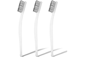 TRAUMARKEU 3 pezzi Spazzola Metallica.Spazzole in Filo d'acciaio.Spazzola Acciaiospazzola per Ruggine Con Manico Bianca.Spazzolini Metallo per Pulizia Ruggine,Polvere e Scorie,Paint/Rust/Dirt,Resti Di Saldature