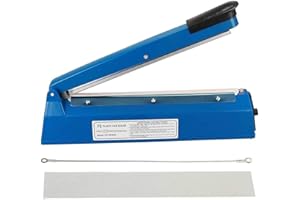 APSTOUR Heat Sealer Machine, Impulse Heat Sealer Machine 12inch with 8 Temperature Modes, Plastic Bag Sealer Heat Sealing Machine, Shrink Wrap Sealer Machine for PE PP Bags & Extra Heat Element Grip