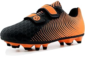 AQTDUAJ Fußballschuhe Jungen Fussballschuhe Kinder Mädchen Low Top Soccer Trainingsschuhe Turnschuhe Outdoor rutschfest Trainingsschuhe Unisex 28-37