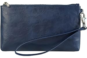 DingGuagua Pochette in Pelle PU Pochette Donna da Polso Borsello Portafogli Borsette per Lavoro Viaggio Casual Ufficio Borsa