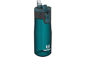 SUPER SPARROW Sparrow Borraccia - 500ml, 750ml, 1L - TouchFlow Bottiglia Senza BPA - Senza Perdite Borraccia Cannuccia - Borracce Sportiva Flusso Rapido Con Un Clic per Scuola, All'aperto