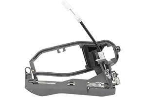 FYDUN Miyinla Support de Poignée de Porte de Voiture Poignée de porte Extérieure en Alliage de Zinc Porte-poignées en Argent de Remplacement pour X5 Off-road E53(Avant gauche)