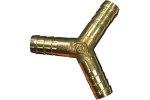 SOYTICH Distribuidor en T, 12 mm, 16 mm, 19 mm, conector de manguera de jardín (VGS), diámetro: en forma de Y, 19 mm