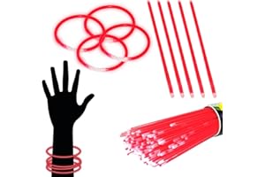 DCO 200 Pulseras luminosas (Rojo)