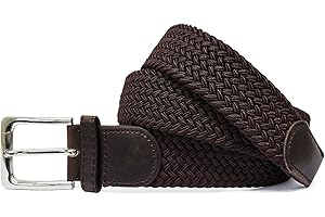 Gloop Ceinture élastique en tissu unisexe Ceinture élastique tressée Ceinture élastique pour femmes et hommes Largeur environ 3.5 cm