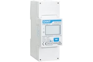 LIVE4 FUTURE CHINT DDSU666-CT Contatore elettronico di energia intelligente monofase DIN35mm, contatore di elettricità 1,5(6) A con connessione CT, con interfaccia RS485, conforme a Modbus RTU, certificato MID