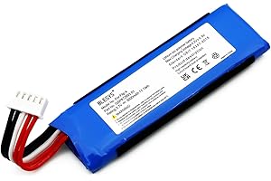 BLESYS Bateria do JBL Flip 4 głośnik Bluetooth litowo-polimerowy GSP872693 01 akumulator zapasowy [3,7 V 3000 mAh]