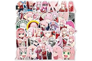 NANANA Anime in The Stickers Waterproof PVC Laptop Luggage Guitar Car Skateboard Zero Two Sticker Kids 100 PCS