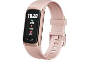 TOOBUR Pulsera Actividad Fitness con Pulsometro Monitor de Sueño 14 Modos Deportivos Impermeable Ip68