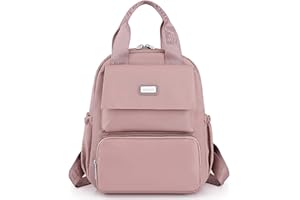 Travistar Backpack Womens Small Nylon School Bag Water-resistant Lightweight Travel Daypacks Casual Ladies Anti-Theft College Bag Fashion Handbag Work Shopping Rucksack for Girls and Women