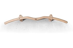 Kraxlboard® Snake pull-up-stång, uppdragsstång av trä, för väggmontering
