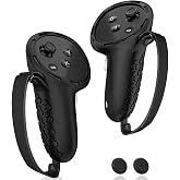 AMZDM Controller Grip for Oculus Meta Quest 3S Oculus Quest 3 VR Accessories Grips Cover for VR Touch Controllers Straps Delete