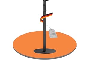 PureMounts Soporte de Altavoz Ajustable en Altura para Sonos Era 100 & 300, con Gestión de Cables y Capacidad de Carga de 5 kg, Negro