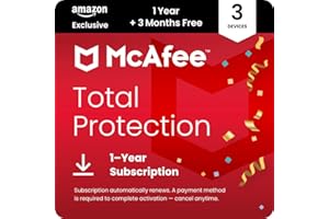 McAfee Total Protection 3-Device 2025 | 15-Months| Antivirus, VPN, Scam Protection, Identity Monitoring | 15-Months Subscription with Auto-Renewal | Digital download