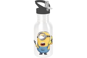 Gedalabels GEDA LABELS bidón Minions Super Kitsch Banana 500ml Acero inoxidable, Blanco