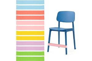 Stretchiga stolsband för barn, 12 stycken fjäderstressband, sensoriska stolsband för skola och hem, fotgungor, ADHD och autism SPD yoga (6 färger)