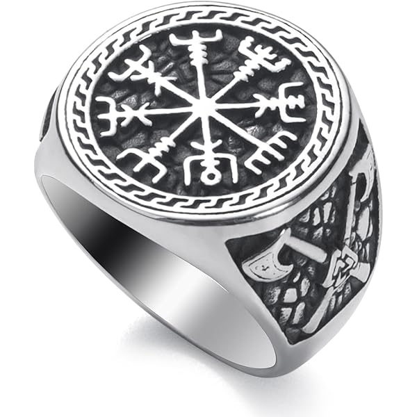 Anello Valknut Simbolo Odino In Acciaio Inossidabile Vichingo