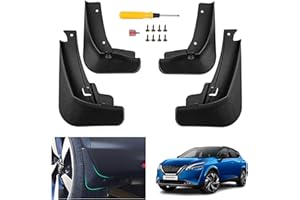 GAFAT Compatible avec Nissan Qashqai J12 e-Power 2022-2024 2025 Garde-Boue, Qashqai J12 Hybrid 2024 Garde Boue Avant et arrière, Protection Voiture, sans Perçage, Qashqai J12 Accessoires (4 Pièces)