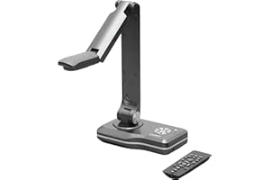 ‎JOURIST JOURIST DC960 Dokumentenkamera und Visualizer, Live-Projektion auf Touchscreen oder Projektor, Ultra-HD-Auflösung 8 Megapixel, Vorlagen bis A3. Mit und ohne Computer verwendbar.