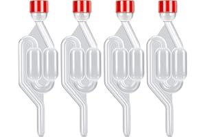ATSGJLZN 4PCS Barboteur Fermentation pour Hydromel,Faire du Cidre,Vino,Birra