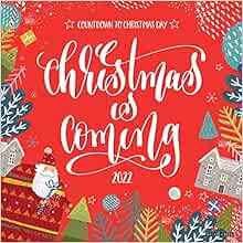 Sleeps Till Christmas 2022 Christmas Is Coming 2022 Wall Calendar: Amazon.co.uk: Willow Creek:  9781549217487: Books