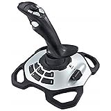 Logitech G Extreme 3D Pro Joystick, Contrôle de la Gouverne avec Manche Rotatif, 12 Boutons Programmables, Bouton PDV Octodir