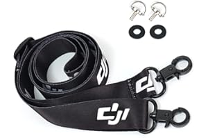 MODJUEGO Sangle Tour De Cou Accessoire Pour DJI Mini 4pro/air2s/air3 Corde Avec écran Télécommande Accessoires De Rechange,Noir, 76-140cm