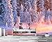 Produktbild ZCHENG papel de parede Winter Wälder Fir Stream Schnee Natur foto Fichte tapete, wohnzimmer sofa TV wand schlafzimmer benutzerdefinierte wandbilder, 350x245 cm (137.8 by 96.5 in)